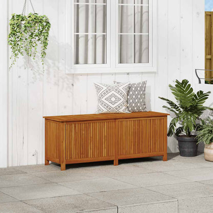 Contenitore da Giardino 150x50x58cm in Legno Massello di Acacia