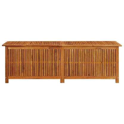 Contenitore da Giardino 175x50x58cm in Legno Massello di Acacia