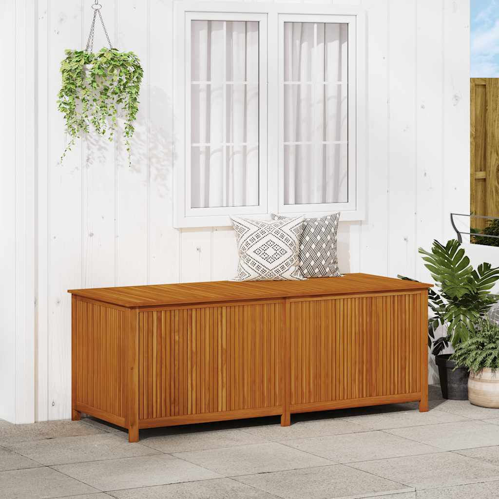 Contenitore da Giardino 200x80x75cm in Legno Massello di Acacia