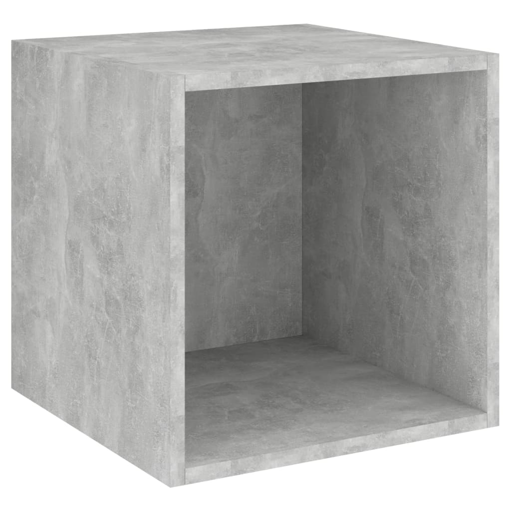 Set Mobili TV 5 pz Grigio Cemento in Legno Multistrato