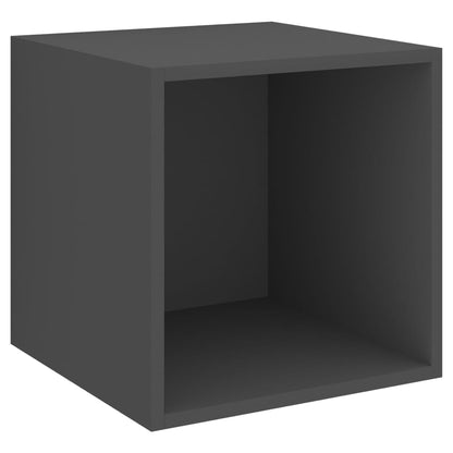Set Mobili TV 5 pz Grigio in Legno Multistrato