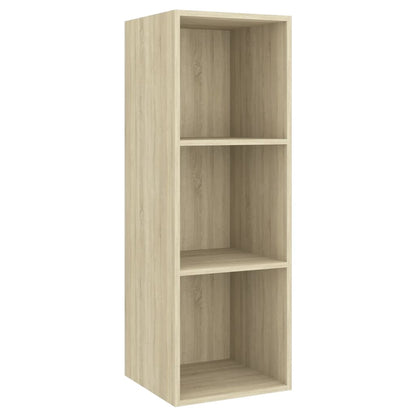 Set Mobili TV 3 pz Rovere Sonoma in Legno Multistrato