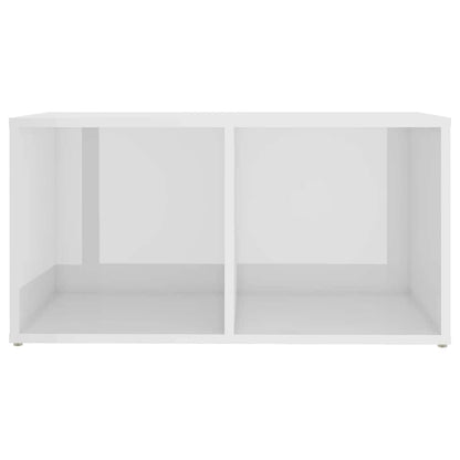 Mobili TV 2 pz Bianco Lucido 72x35x36,5 cm in Legno Multistrato