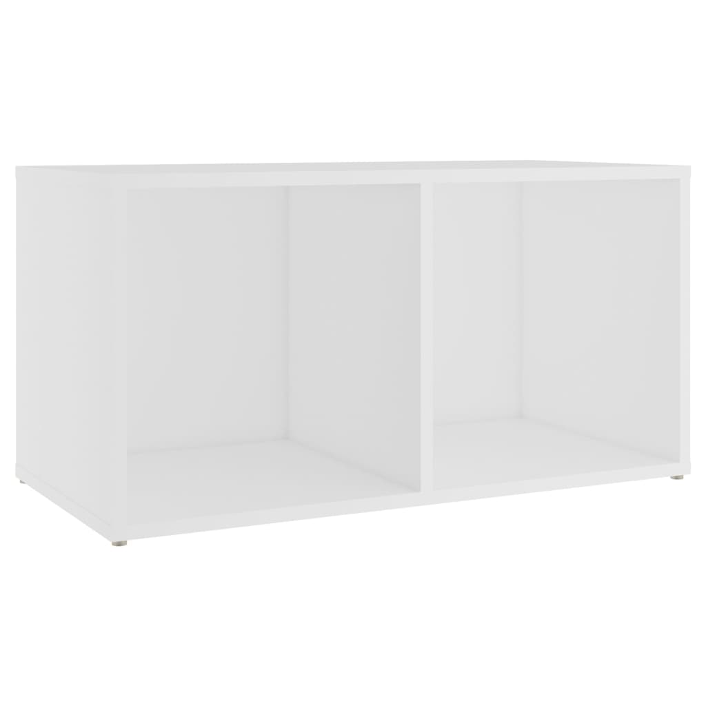 Mobili Porta TV 4 pz Bianco 72x35x36,5 cm in Legno Multistrato