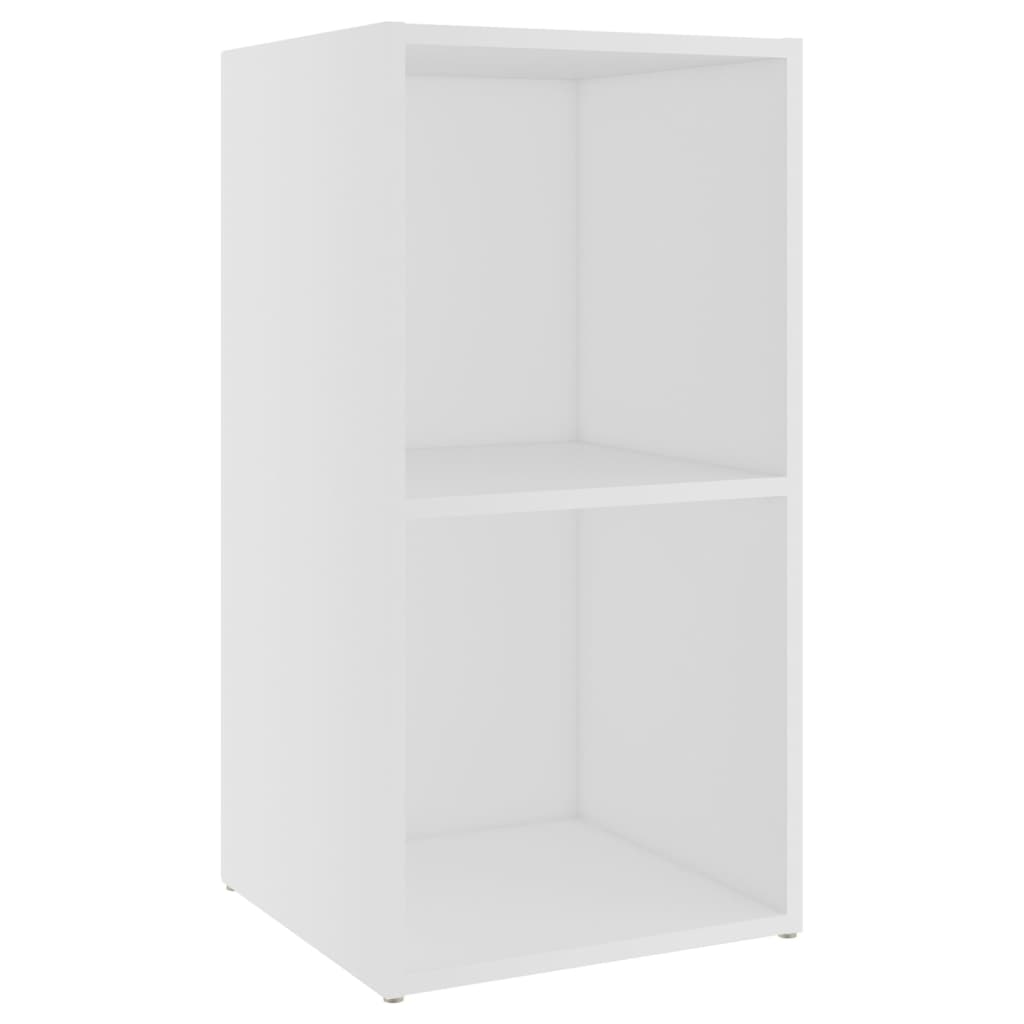 Mobili Porta TV 4 pz Bianco 72x35x36,5 cm in Legno Multistrato