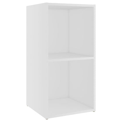 Mobili Porta TV 4 pz Bianco 72x35x36,5 cm in Legno Multistrato