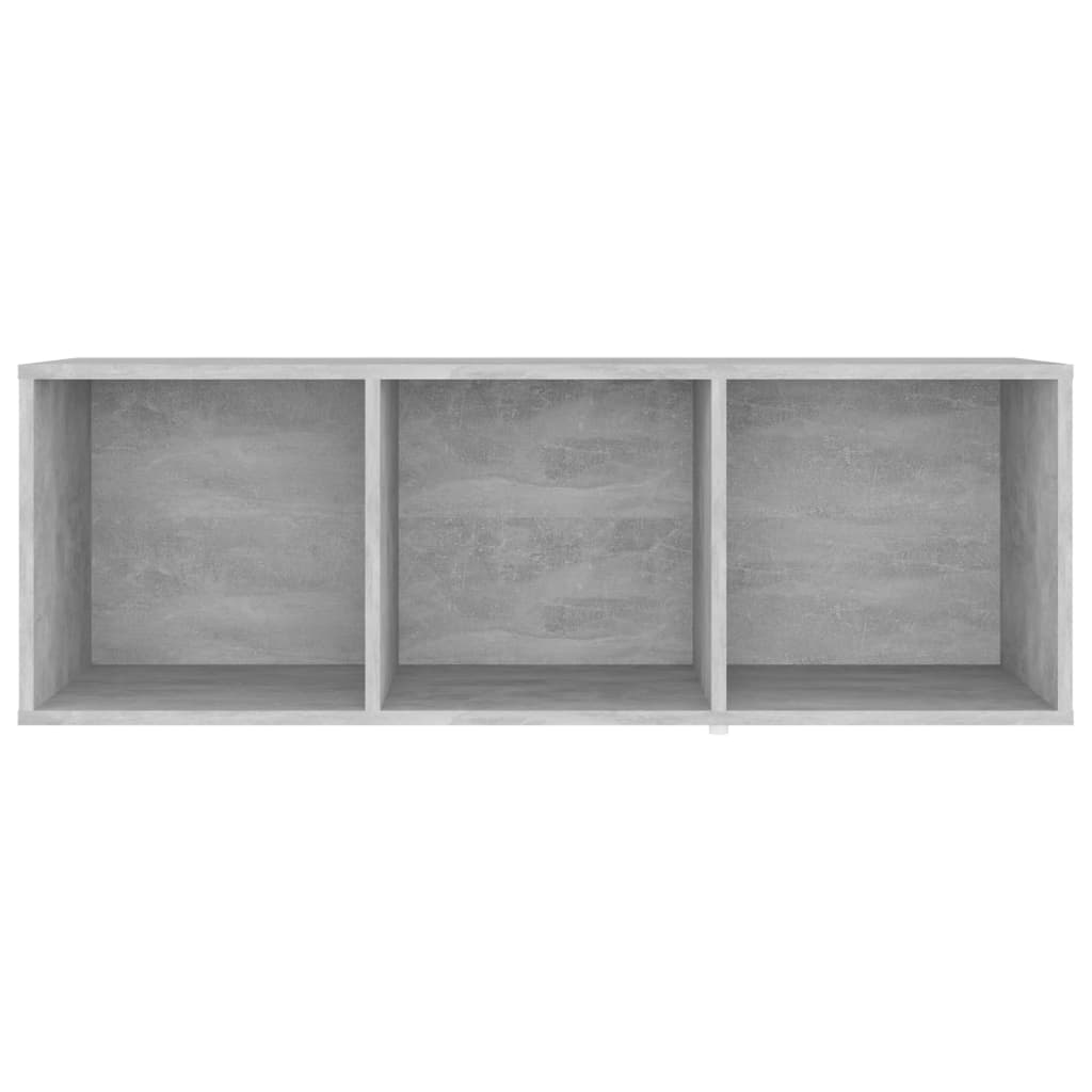 Mobili TV 4 pz Grigio Cemento 107x35x37 cm in Legno Multistrato