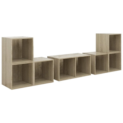 Set Mobile TV 6 pz Rovere Sonoma in Legno Multistrato