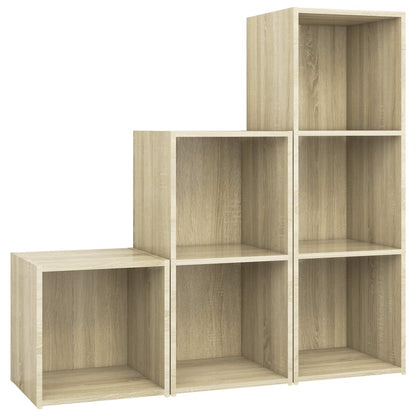 Set Mobile TV 3 pz Rovere Sonoma in Legno Multistrato