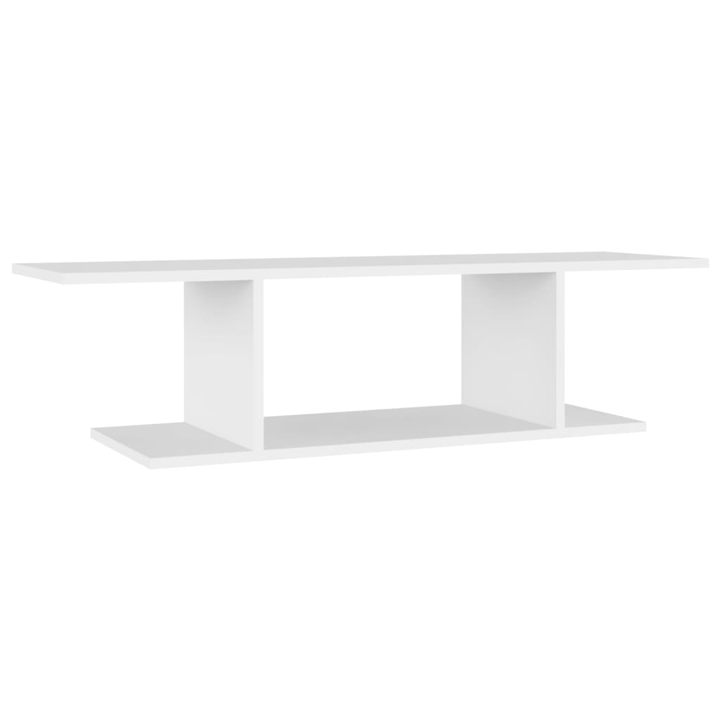 Mobile Porta TV a Parete Bianco 103x30x26,5 cm