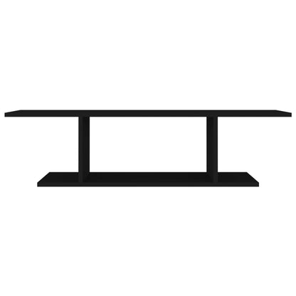 Mobile Porta TV a Parete Nero 103x30x26,5 cm