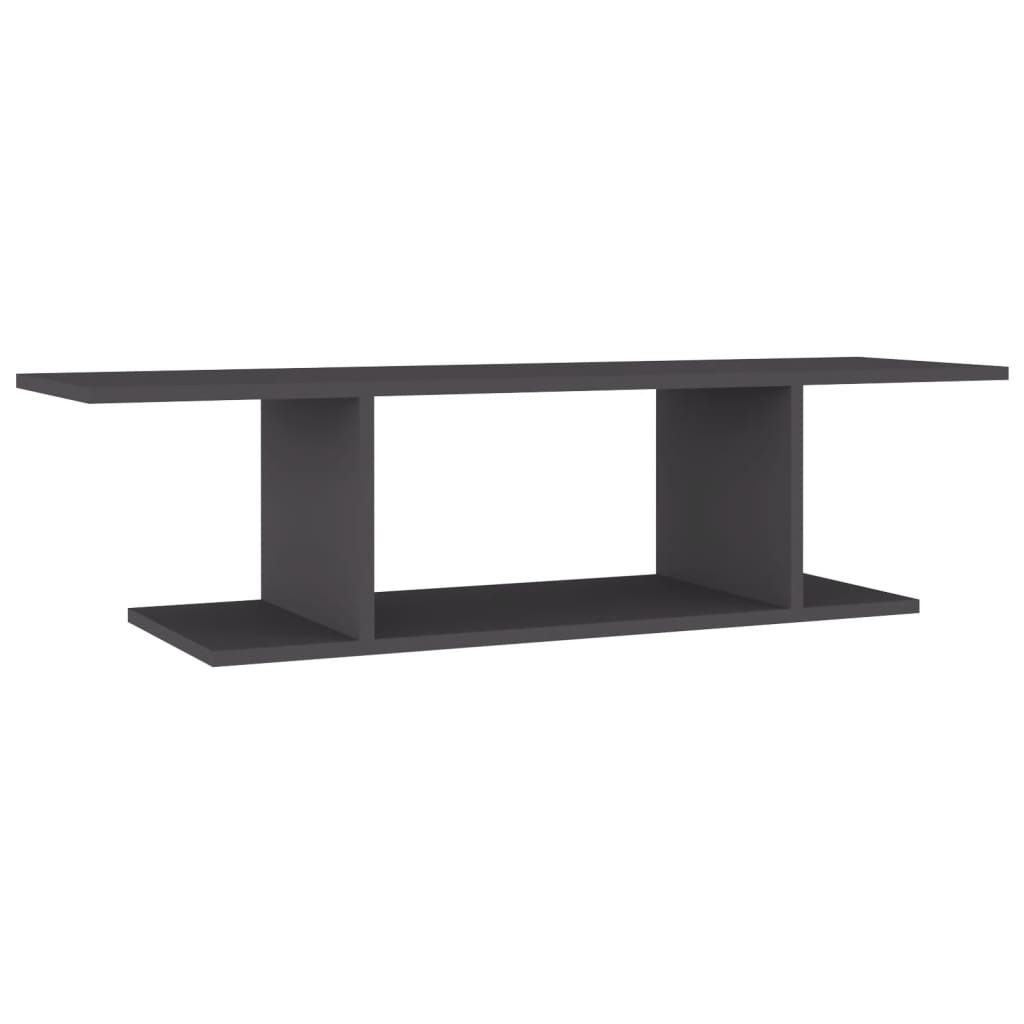 Mobile Porta TV a Parete Grigio 103x30x26,5 cm