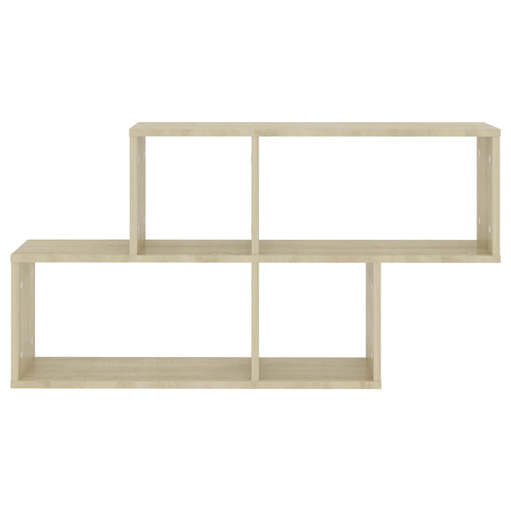 Scaffale a Parete Rovere Sonoma 100x18x53 cm Legno Multistrato