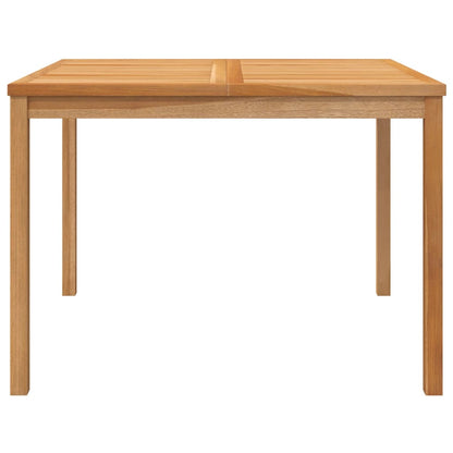 Tavolo da Pranzo per Giardino 110x110x77 cm in Massello di Teak