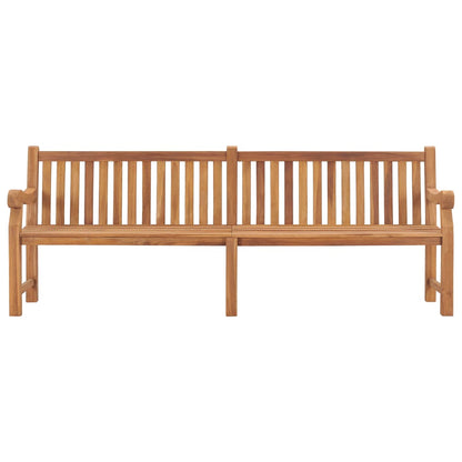 Panca da Giardino 228 cm in Legno Massello di Teak