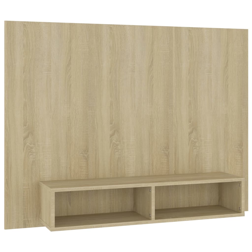 Mobile TV a Muro Rovere Sonoma 120x23,5x90 cm Legno Multistrato