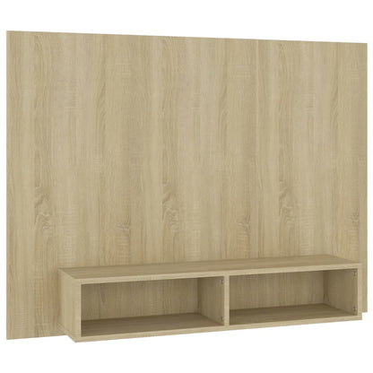 Mobile TV a Muro Rovere Sonoma 120x23,5x90 cm Legno Multistrato