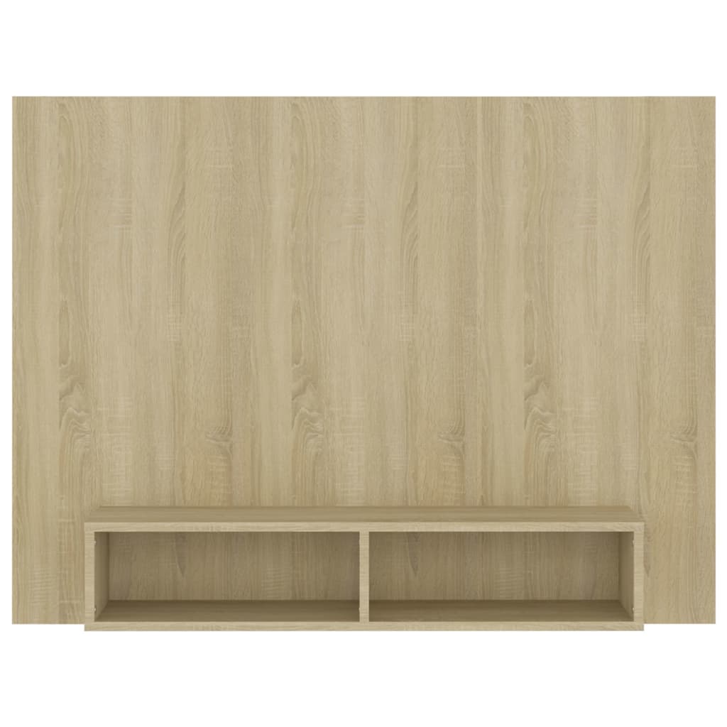 Mobile TV a Muro Rovere Sonoma 120x23,5x90 cm Legno Multistrato