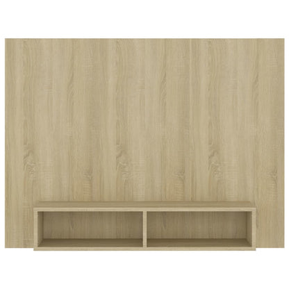 Mobile TV a Muro Rovere Sonoma 120x23,5x90 cm Legno Multistrato