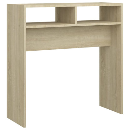 Tavolino Consolle Rovere Sonoma 78x30x80cm in Legno Multistrato