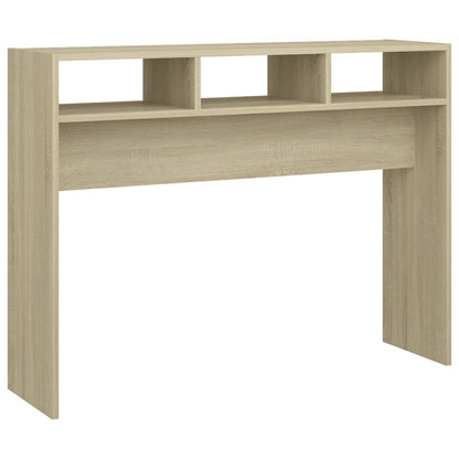 Tavolino Consolle Rovere Sonoma 105x30x80 cm Legno Multistrato