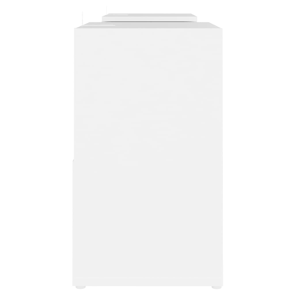 Mobile TV Bianco 104x30x52 cm inLegno Multistrato