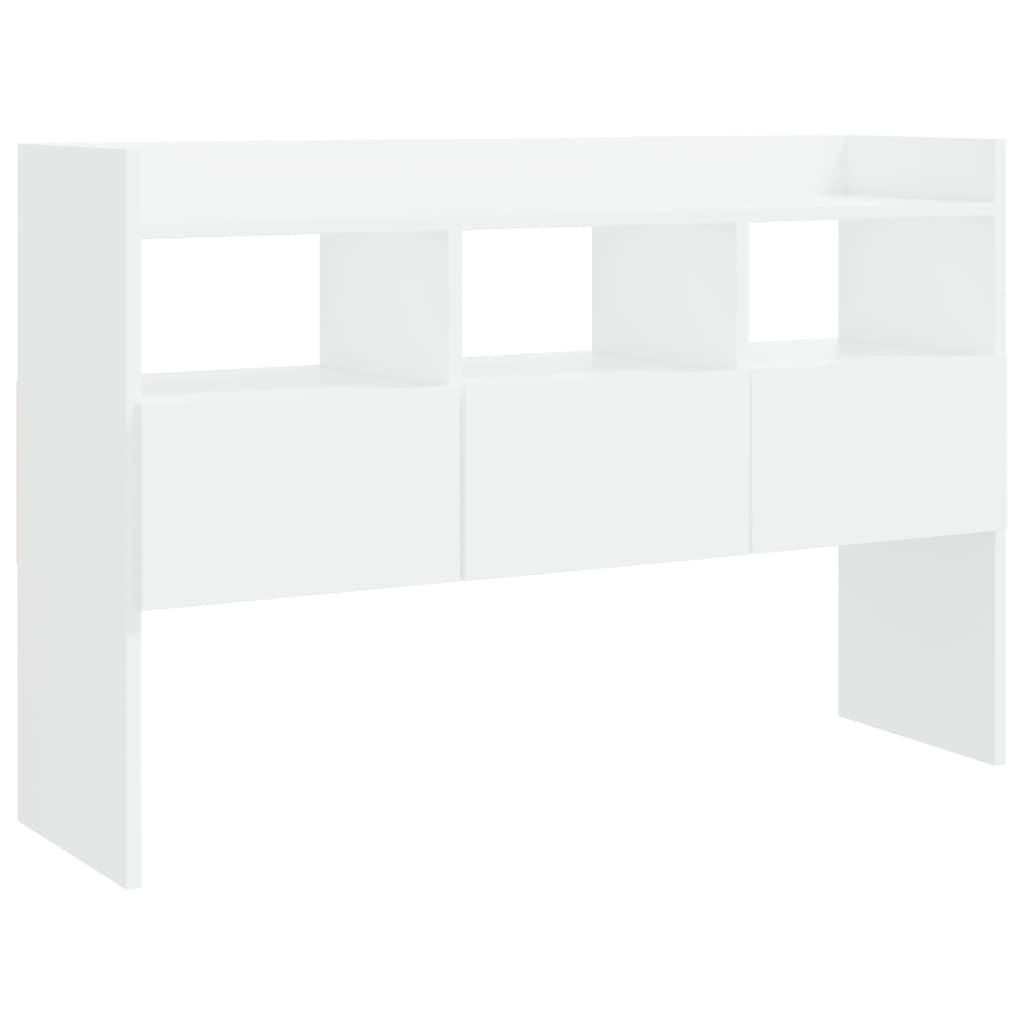 Credenza Bianca 120x30,5x70 cm in Legno Multistrato