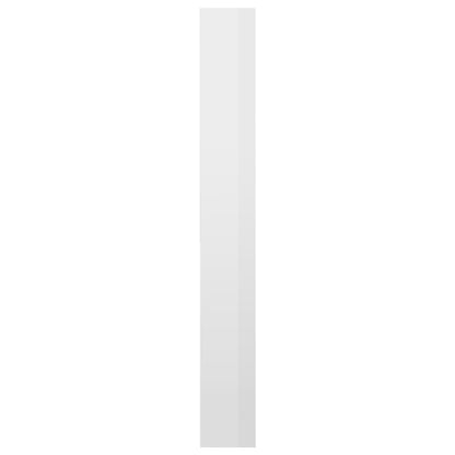 Mobile per Lavatrice Bianco Lucido 64x24x190 cm