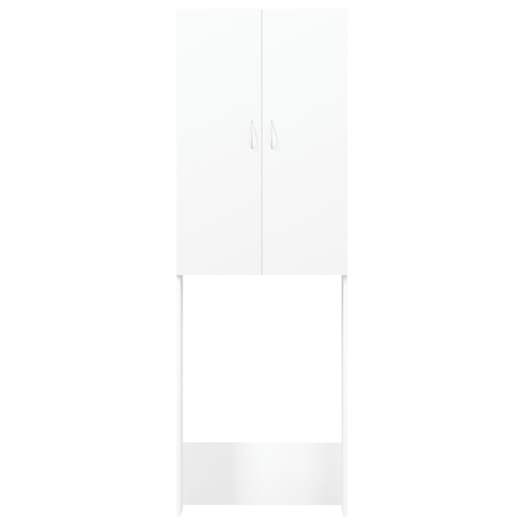 Mobile per Lavatrice Bianco 64x25,5x190 cm