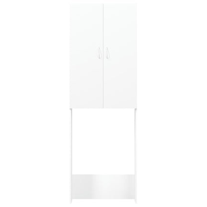 Mobile per Lavatrice Bianco 64x25,5x190 cm