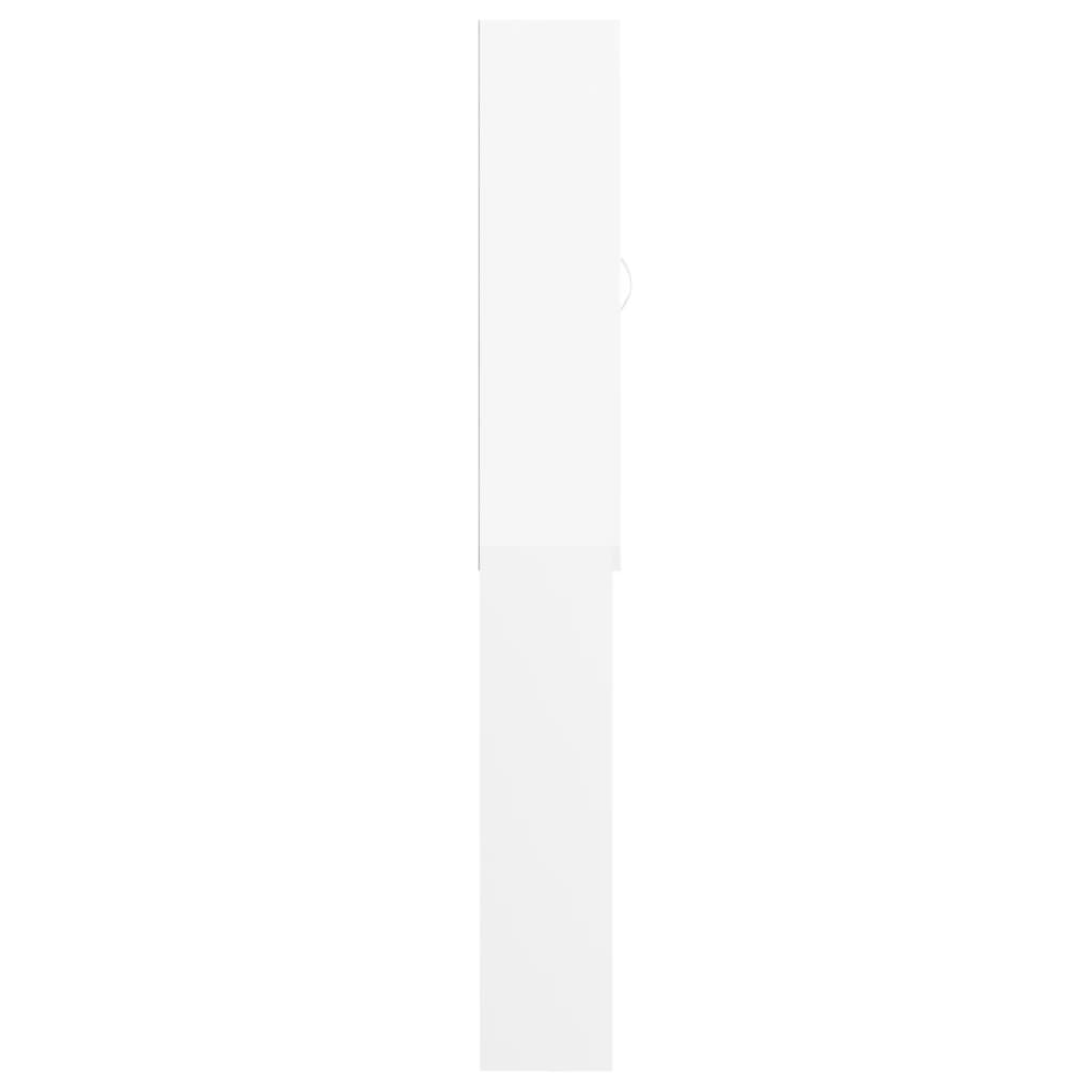 Mobile per Lavatrice Bianco 64x25,5x190 cm