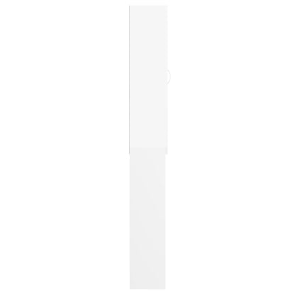 Mobile per Lavatrice Bianco 64x25,5x190 cm