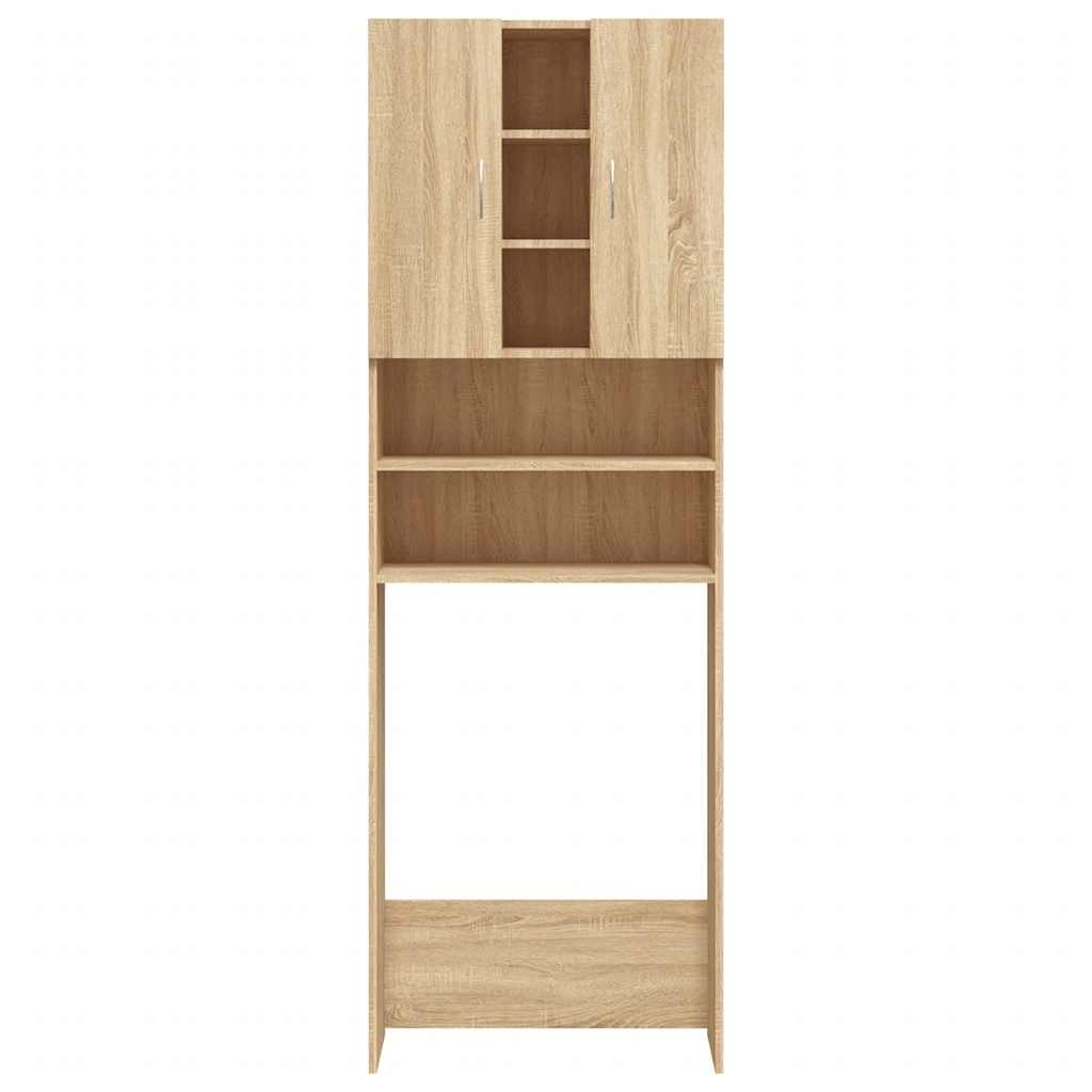 Mobile per Lavatrice Rovere Sonoma 64x25,5x190 cm