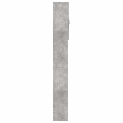 Mobile per Lavatrice Grigio Cemento 64x25,5x190 cm