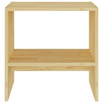 Comodino 40x30,5x40 cm in Legno Massello di Pino