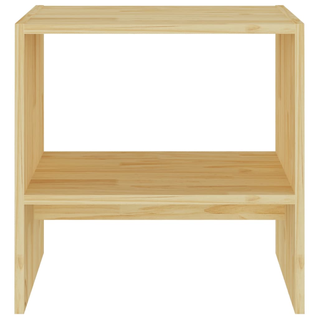 Comodini 2 pz 40x30,5x40 cm in Legno Massello di Pino