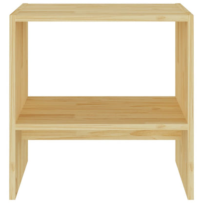 Comodini 2 pz 40x30,5x40 cm in Legno Massello di Pino