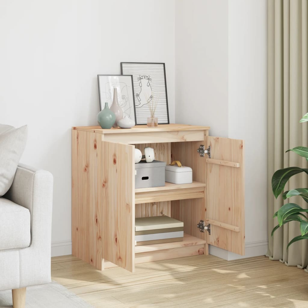 Armadietto 60x36x65 cm in Legno Massello di Pino