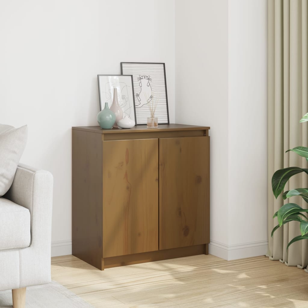Armadietto ambra 60x36x65 cm in Legno Massello di Pino