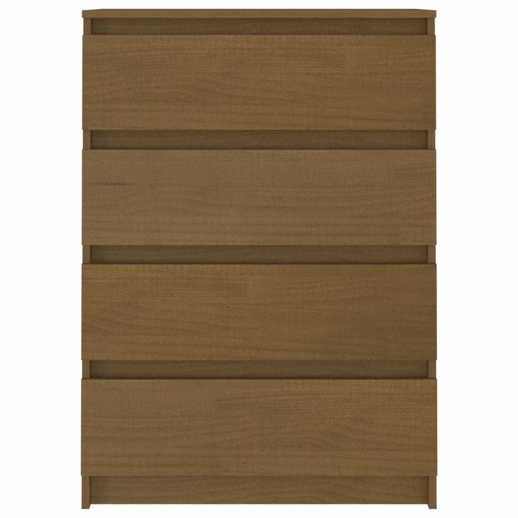 Armadietto Marrone 60x36x84 cm in Legno Massello di Pino
