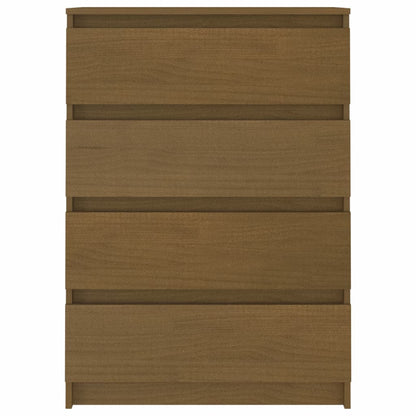 Armadietto Marrone 60x36x84 cm in Legno Massello di Pino