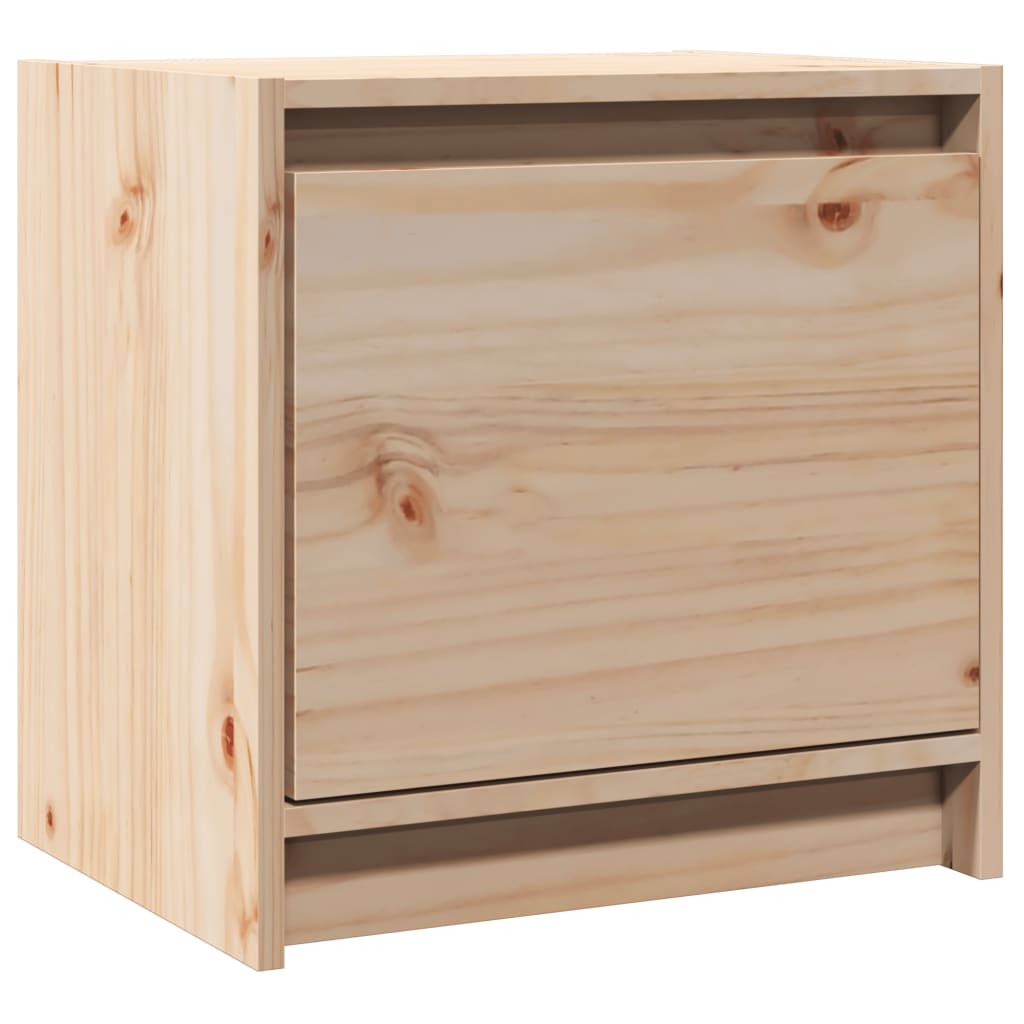 Comodino 40x30,5x40 cm in Legno Massello di Pino