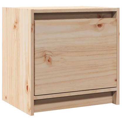 Comodino 40x30,5x40 cm in Legno Massello di Pino