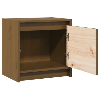Comodini 2 pz Ambra 40x30,5x40 cm in Legno Massello di Pino
