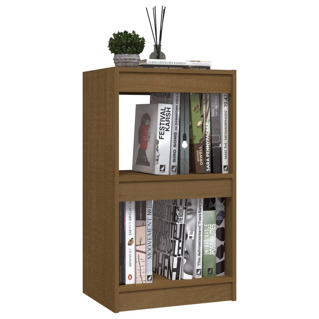 Libreria Marrone Ambra 40x30x71,5 cm in Legno Massello di Pino