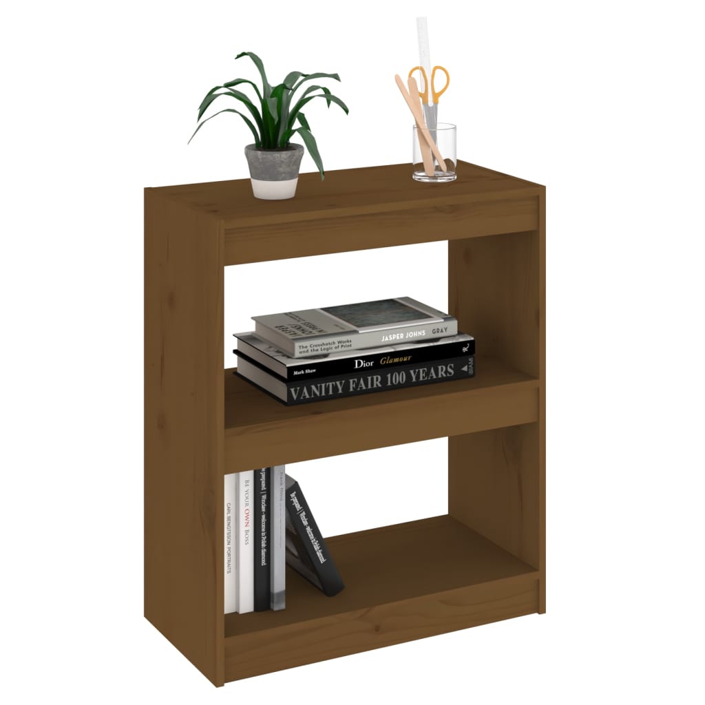 Libreria/Divisorio Ambra 60x30x71,5 cm Legno Massello di Pino