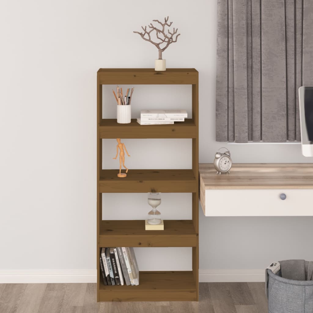 Libreria/Divisorio Ambra 60x30x135,5cm Legno Massello di Pino