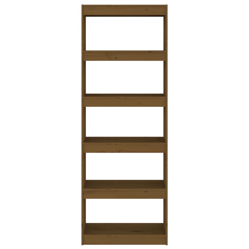 Libreria/Divisorio ambra 60x30x167,5 cm Legno Massello di Pino