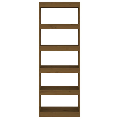 Libreria/Divisorio ambra 60x30x167,5 cm Legno Massello di Pino