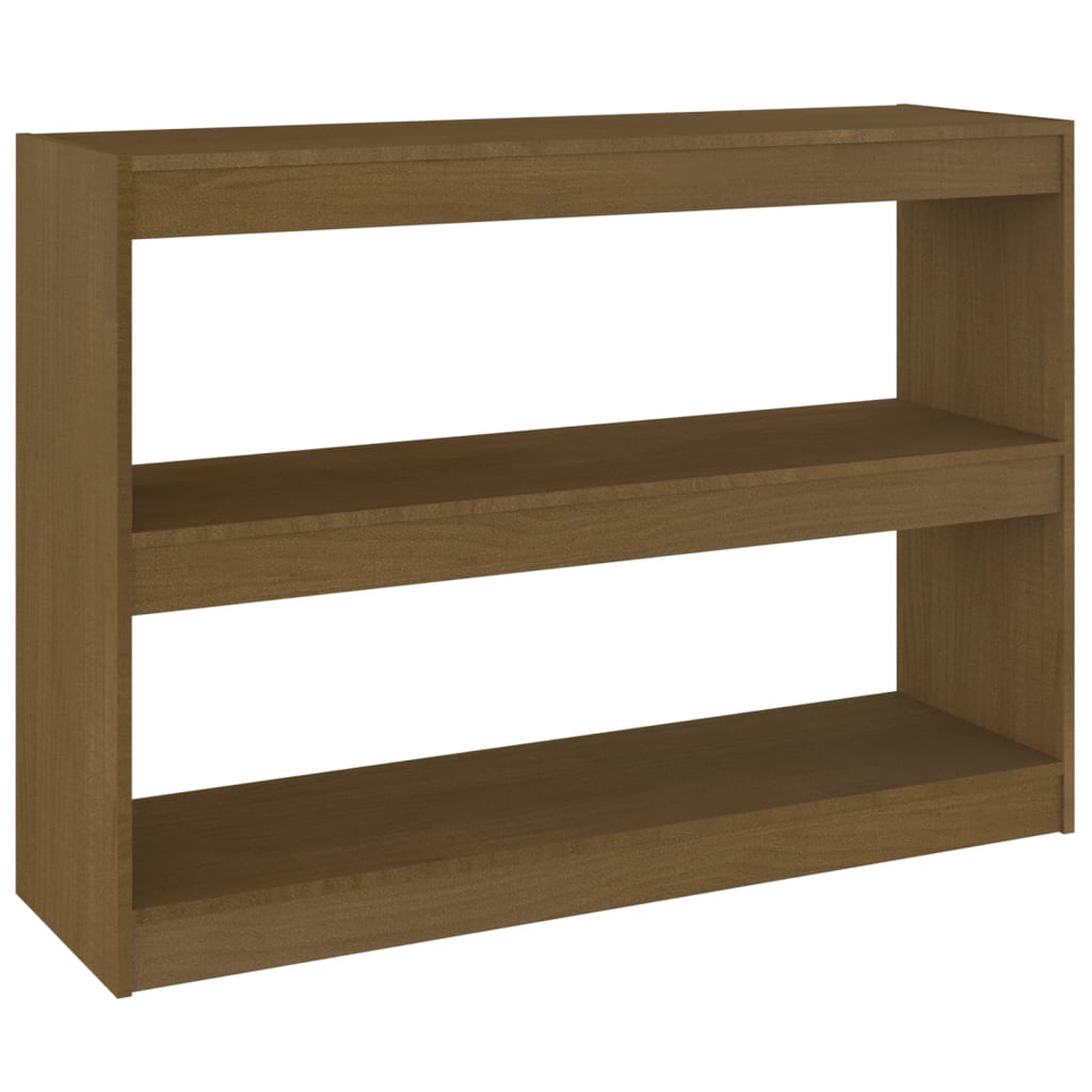 Libreria/Divisorio Marrone 100x30x167,5 cm in Massello di Pino